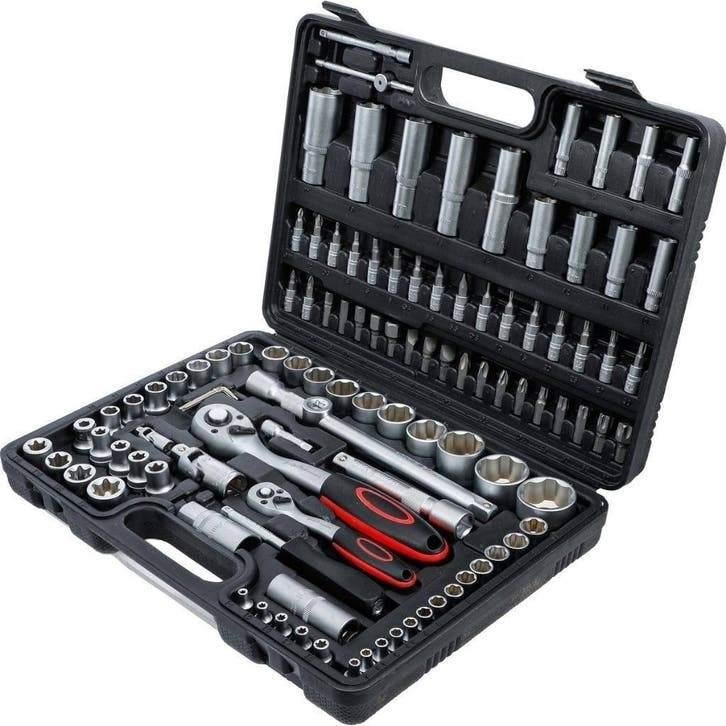 Doppenset 108 Delig Gereedschapskoffer – Ratel Set Auto, Info@purbesa.nl, Nieuw, Purbesa, Purbesa