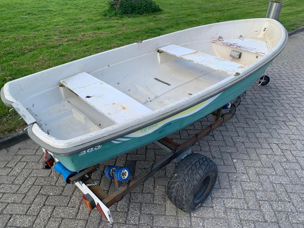 Terhi 385 visboot roeiboot met schoonmaakwerk, Watersport en Boten, Ophalen, Gebruikt, Overige typen