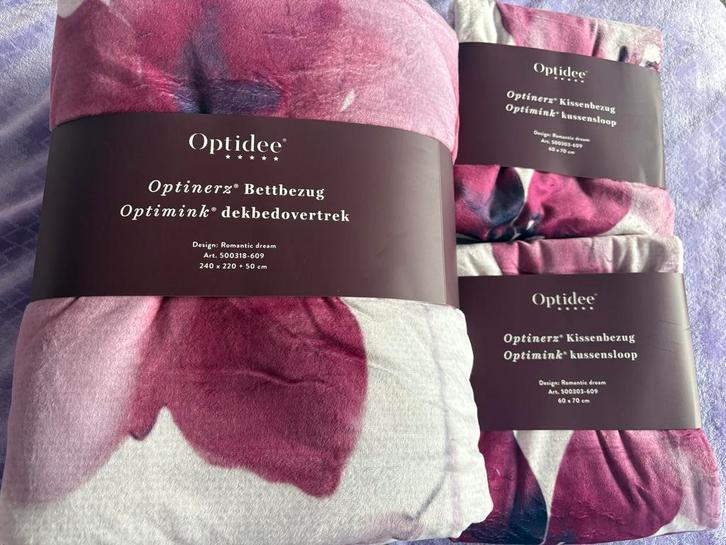 Optidee Optimink Dekbedovertrek - Nieuw!, Huis en Inrichting, Slaapkamer | Beddengoed, Nieuw, Dekbedovertrek, Tweepersoons, Overige kleuren