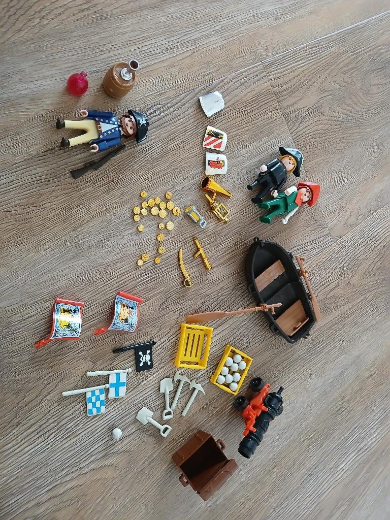 PLAYMOBIL Piraten met spullen, Ophalen, Gebruikt, Los playmobil