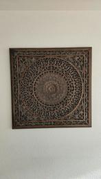 90x90cm Handgemaakt Houten Wanddecoratie Snijwerk, Ophalen