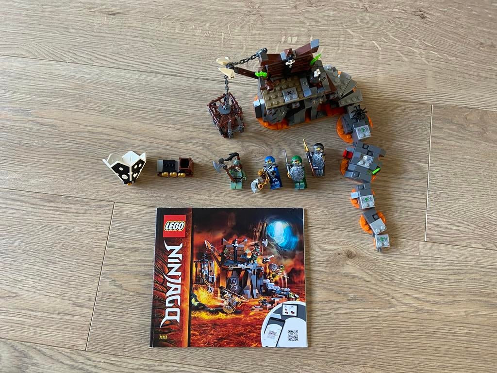 Lego ninjago 71717 reis naar de schedelkerkers, Kinderen en Baby's, Speelgoed | Duplo en Lego, Lego, Ophalen of Verzenden, Zo goed als nieuw