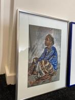 W g hofker Bali 1938 zeefdrukje, Ophalen of Verzenden, Religie, Zeefdruk, 1900 - 1949