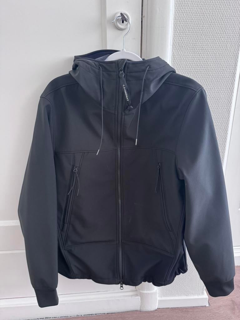 CP company soft shell maat M zwart, Verzenden, Zo goed als nieuw, Maat 48/50 (M), Zwart