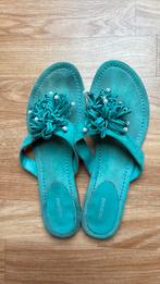 Graceland slippers turqoise, Ophalen of Verzenden, Gedragen, Blauw, Slippers