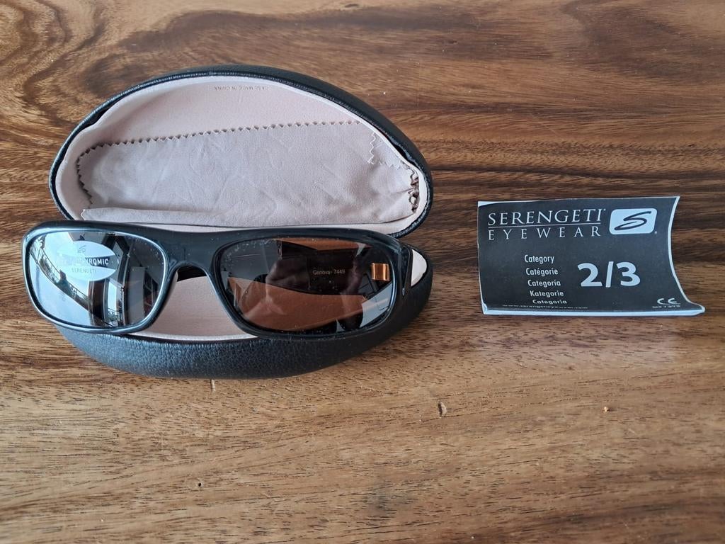 SERENGETI ZONNEBRIL MODEL GENOVA 7449, Ophalen of Verzenden, Nieuw, Bruin, Overige merken