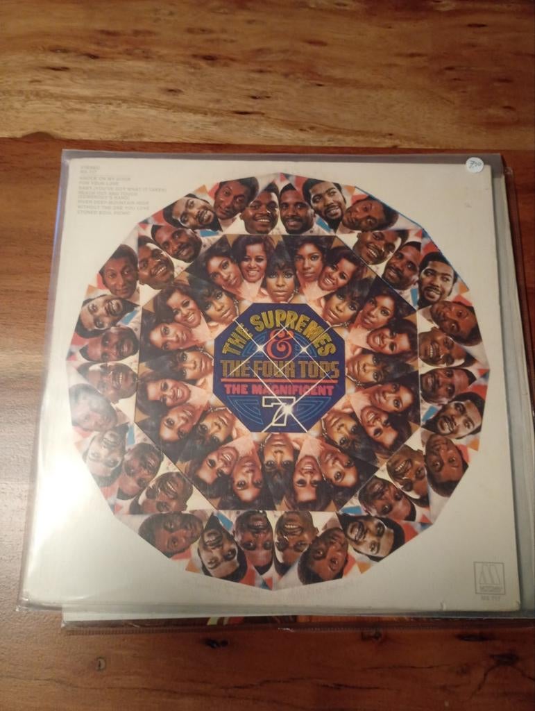 The Supremes & Four Tops - The Magnificent 7 LP, Cd's en Dvd's, Vinyl | Pop, Ophalen of Verzenden, 1970 - 1979, Gebruikt, 12 inch