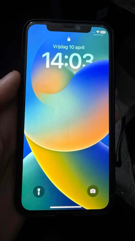 Iphone X, Ophalen, Zwart, IPhone X, Zo goed als nieuw