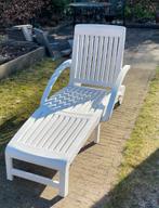 Ligbed Hartman zonnebed ligstoel kunststof inklapbaar, Ophalen, Gebruikt, Kunststof, Inklapbaar