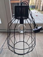 Grote zwarte hanglamp, Ophalen, Gebruikt, Metaal, 75 cm of meer