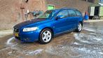 Volvo V50 1.8 2007 Blauw, Auto's, Voorwielaandrijving, 125 pk, 1280 kg, Zwart