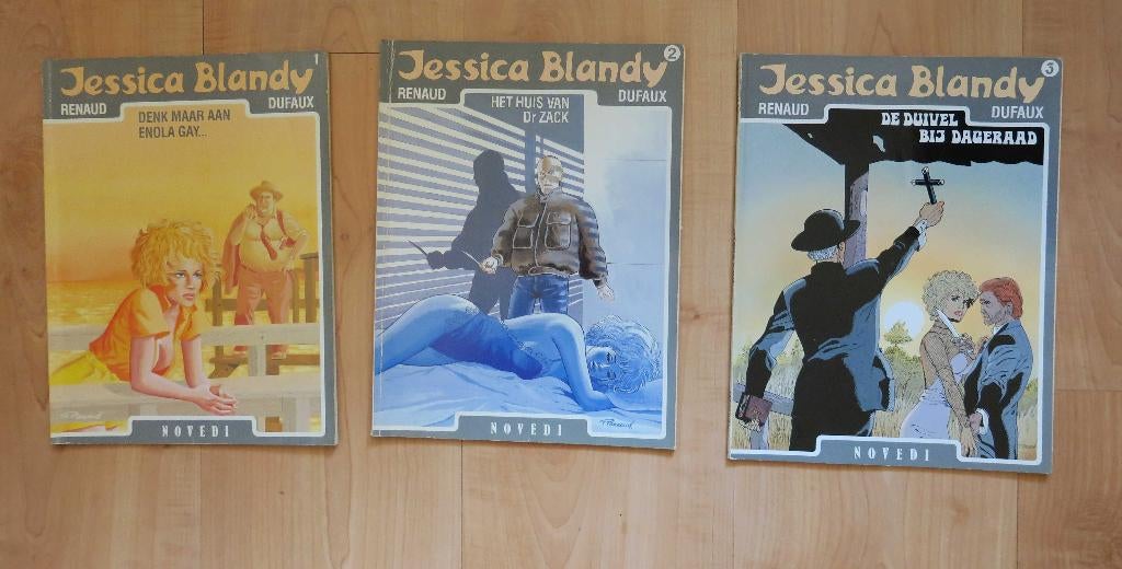 Jessica Blandy 3 stripboeken aangeboden stripboek, Boeken, Stripboeken, Gelezen, Renaud Dufaux, Ophalen of Verzenden, Meerdere stripboeken