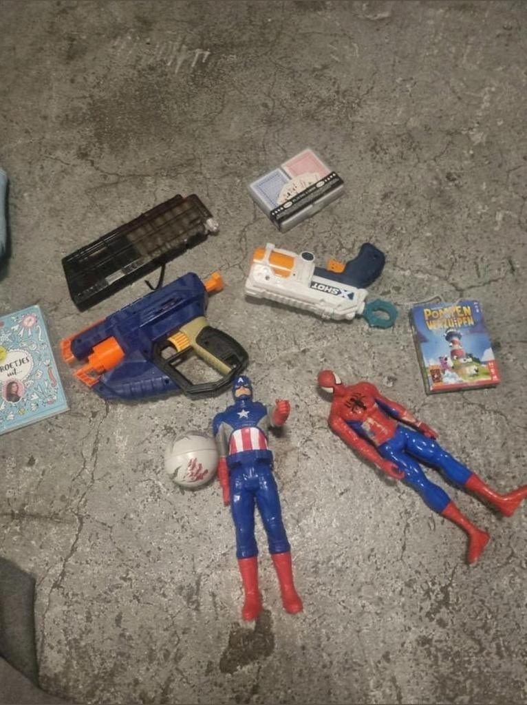 Marvel Spider-Man actiefiguur nerf en kaartspellen, Kinderen en Baby's, Speelgoed | Actiefiguren, Ophalen of Verzenden