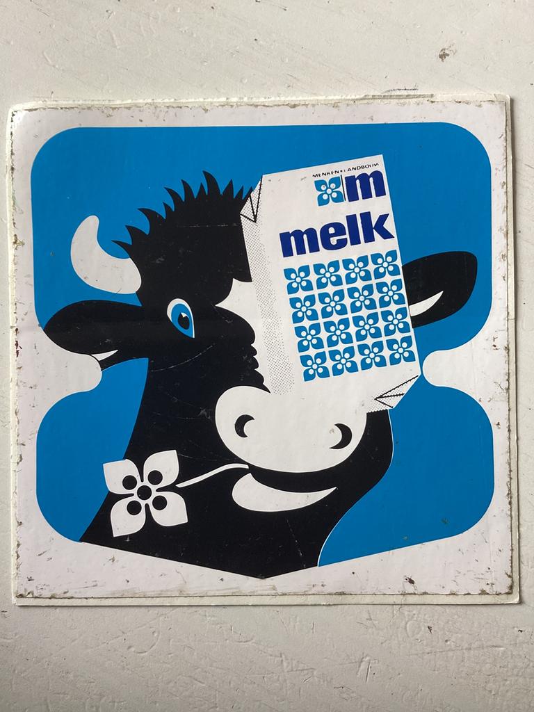 Sticker Menken Landbouw (melk/zuivel), Verzenden, Zo goed als nieuw, Merk