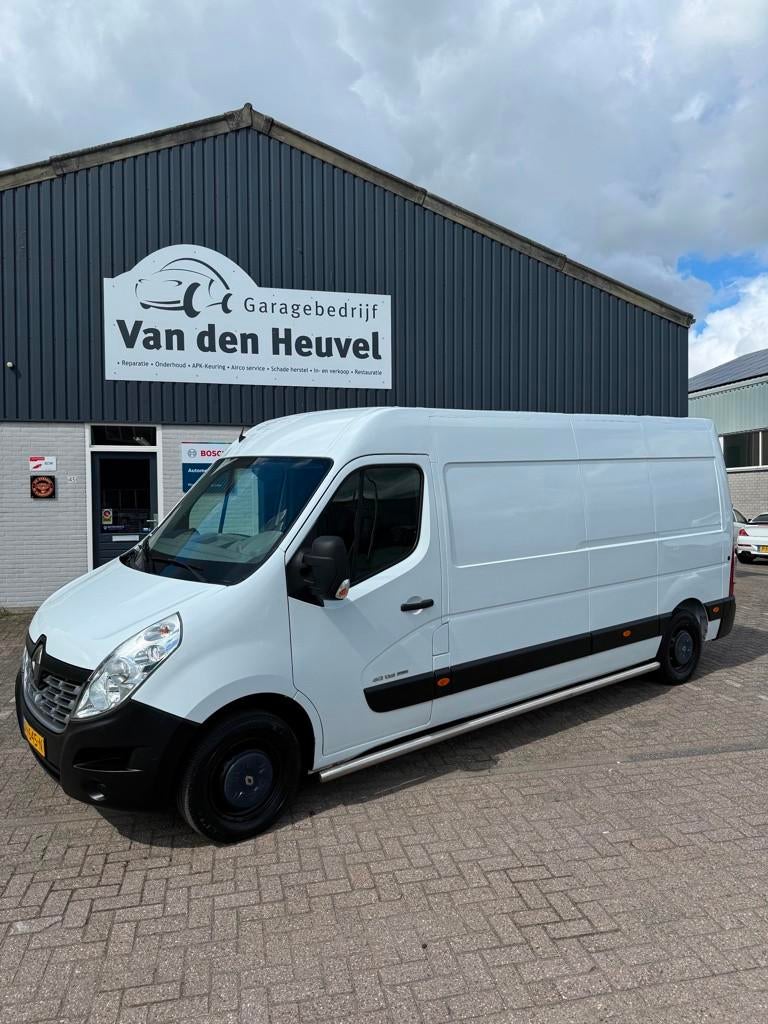 Renault Master T35 2.3 dCi L3H3 laadklep, Auto's, Bestelauto's, Euro 5, Gebruikt, Zwart, 4 cilinders