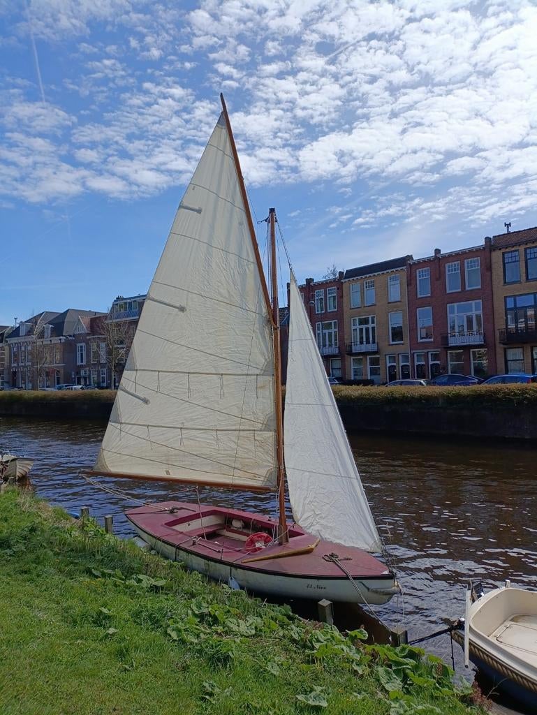 Zeilboot 16m2, Ophalen, Gebruikt, Grootzeil, Minder dan 15 m²