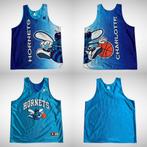 ZELDZAAM 90s vintage NBA Charlotte Hornets jersey basketball, Ophalen of Verzenden, Zo goed als nieuw, Kleding