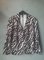 Mooie blazer travelstof van SUZY Q. Maat L, Zwart, Ophalen of Verzenden, Zo goed als nieuw, Jasje