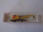 Oude Fleischmann 5019 Kraanwagon in Doos. Germany, jaren''60, Gelijkstroom, Fleischmann, Wagon, Ophalen of Verzenden