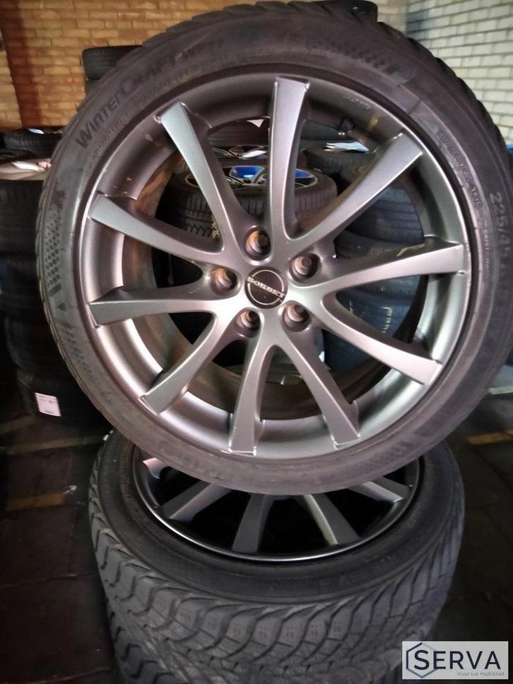 Winterwielenset Mercedes A-klasse vanaf 7-2018>, Auto-onderdelen, Banden en Velgen, Banden en Velgen, Winterbanden, 18 inch, 225 mm