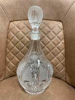 Prachtige kristallen karaf met gedetailleerd slijpwerk, Ophalen of Verzenden