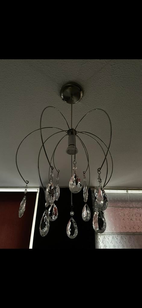 Lamp met steentjes, Ophalen of Verzenden, Zo goed als nieuw, Metaal, Minder dan 50 cm