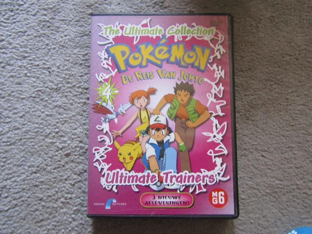 DVD: Pokemon - De reis van Johto. 3 afleveringen, Cd's en Dvd's, Europees, Gebruikt, Tekenfilm, Alle leeftijden