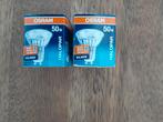 2x Halogeen Reflectorlamp Osram Halopar 16 Alu 50W GU10, Halogeen (gloei)lamp, Nieuw, Halogeen Reflectorlamp Osram Halopar, Bajonetsluiting