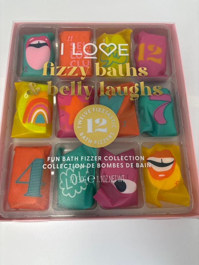 Fizzy Baths & Belly Laughs Badbruisballen Set, Ophalen of Verzenden, Nieuw, Bad & Douche