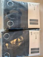 2 Ikea Hilleborg gordijnen evt met rails, Ophalen of Verzenden, Nieuw, Grijs, 200 cm of meer