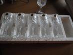 6 oude kristalen glaasje, Antiek en Kunst, Ophalen of Verzenden