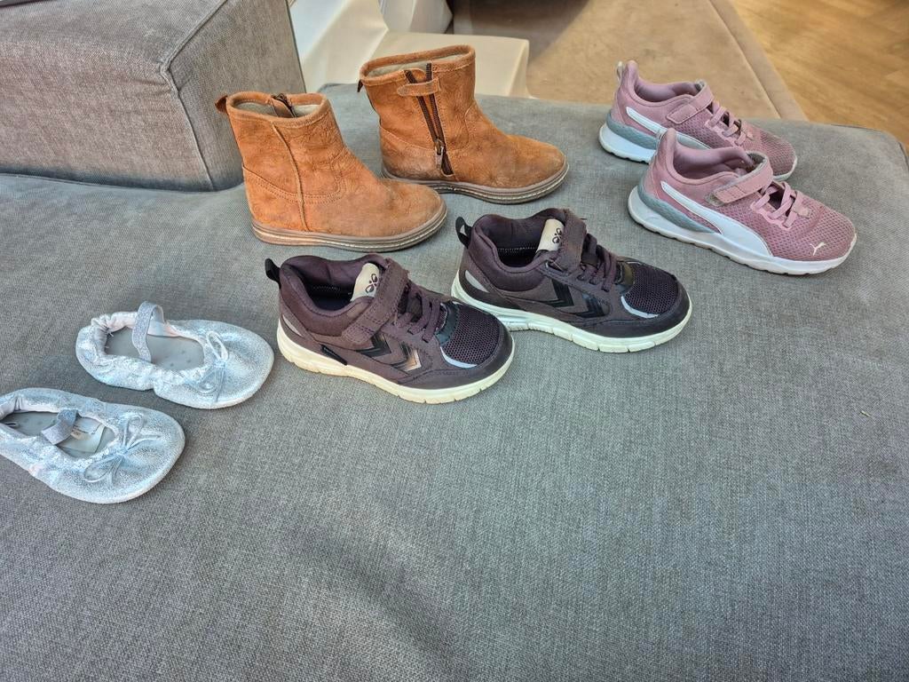 Schoenen pakket maat 27: Hummel, Pump, H&M Ballerina's, Gebruikt, Meisje, Schoenen, Ophalen of Verzenden