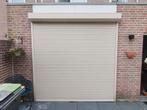 Elektrisch rolluik (handbediening, beige), Doe-het-zelf en Verbouw, Rolluiken, Ophalen, Gebruikt, 200 cm of meer, Crème of Beige