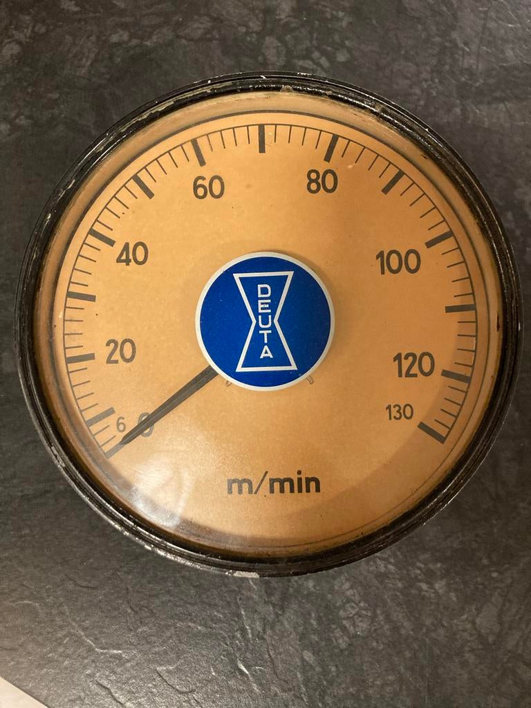 DEUTA Antieke Snelheidsmeter voor Klassieke Auto's, Ophalen of Verzenden, Gebruikt, Oldtimer onderdelen