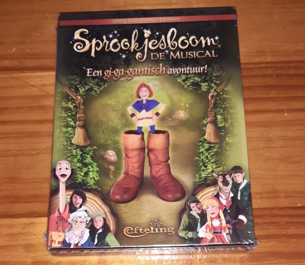 SPROOKJESBOOM DVD EFTELING De Musical, Cd's en Dvd's, Ophalen of Verzenden, Nieuw in verpakking