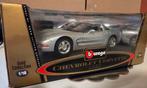 ✨ Bburago Chevrolet Corvette C5 1997 – Zilver 1:18 ✨, Hobby en Vrije tijd, Modelauto's | 1:18, Ophalen of Verzenden, Zo goed als nieuw