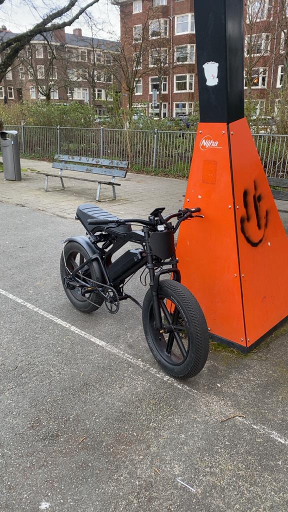 Custom V20 Stoer E-bike 45km/h - Volle Gashendel, Fietsen en Brommers, Elektrische fietsen, Overige merken, Ophalen of Verzenden