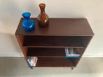 Midcentury vintage teak boekenkastje, Huis en Inrichting, Ophalen, Gebruikt, Teakhout, 50 tot 100 cm