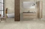 Keramische tegels 80x80 en plinten, Flaminia Everest Sand, 60 cm of meer, Nieuw, Ophalen of Verzenden, 10 m² of meer