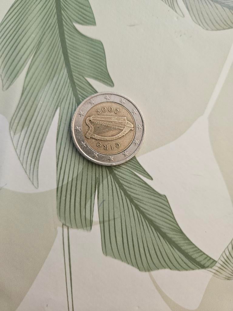 Ierse 2 Euro munt 2002 - Harp, Ophalen of Verzenden, Ierland, 2 euro, Losse munt