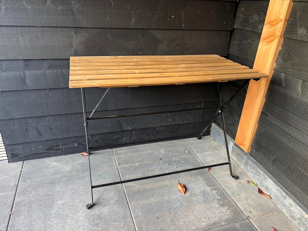 Ikea tarno tafel opklapbaar, Ophalen, Zo goed als nieuw, 25 tot 50 cm, Rechthoekig