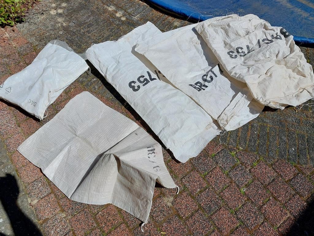 Puin zand zakken voor opslag of transport, Gebruikt, 40 tot 60 cm, Overige typen, 50 tot 75 cm