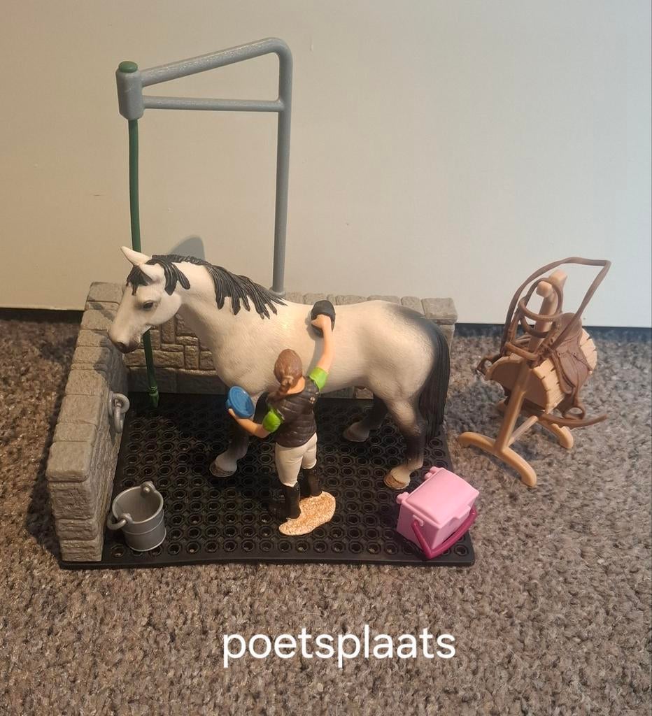 Schleich poetsplaats, Ophalen of Verzenden, Zo goed als nieuw