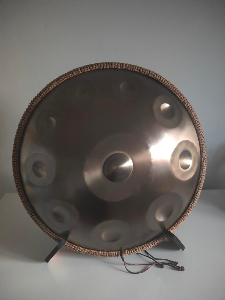 Gouden 10 tonen 440 hz handpan. Nieuw!, Muziek en Instrumenten, Ophalen of Verzenden, Nieuw, Melodische percussie
