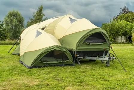 Alpenkreuzer OpenAir incl 2 bijzettenten, Caravans en Kamperen, Vouwwagens, Ophalen, Alpenkreuzer