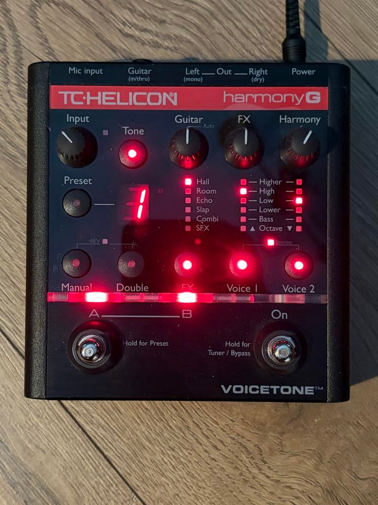 TC Helicon Harmony G Vocal Processor, Ophalen of Verzenden, Zo goed als nieuw, Overige typen