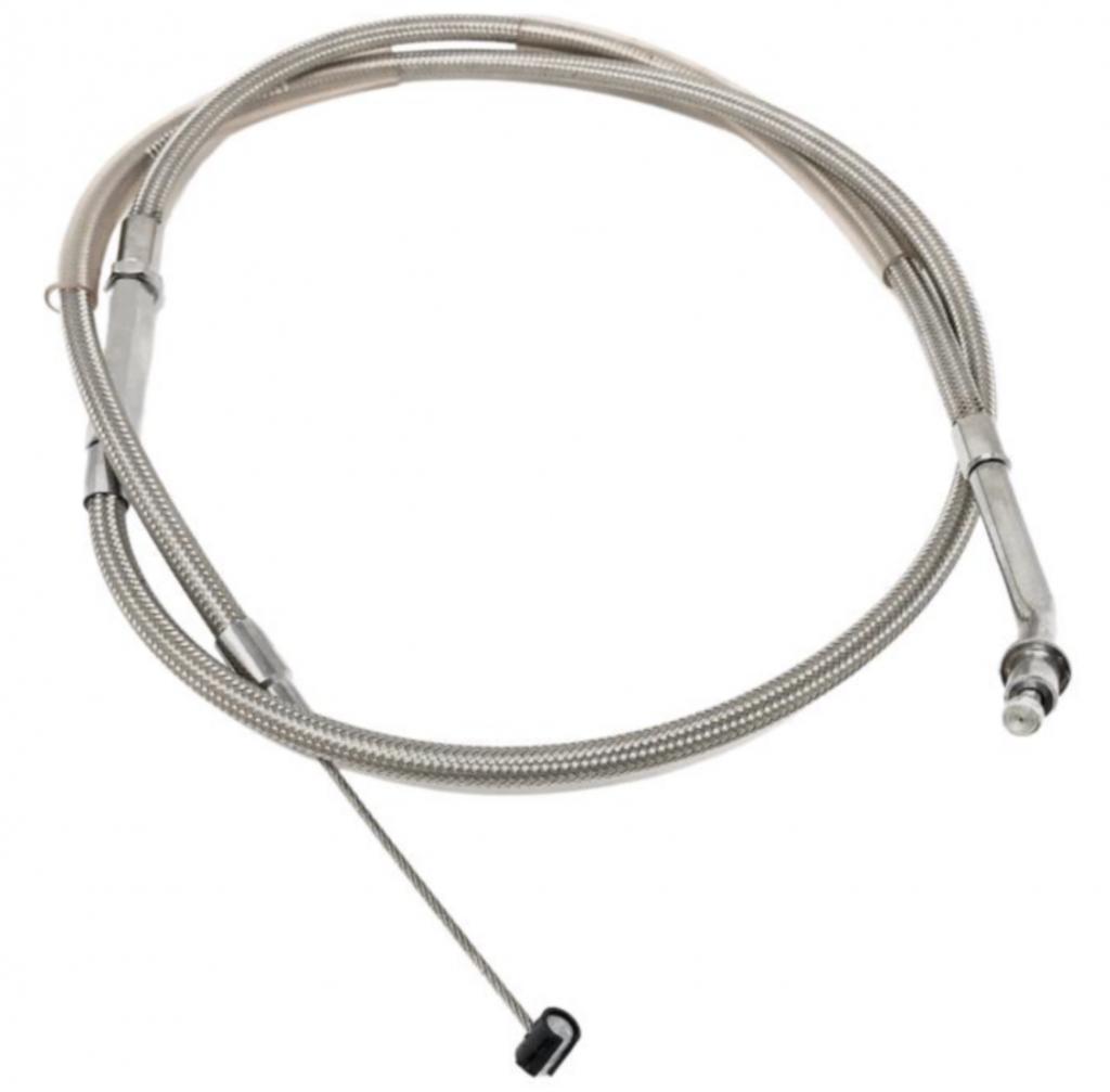 Koppelingskabel gevlochten RVS +15cm Yamaha XV 1600 Wildstar, Ophalen of Verzenden, Nieuw