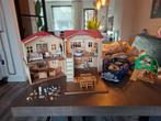 Grote Sylvanian Families set: huis, auto, figuren & meubels, Ophalen of Verzenden, Gebruikt, Poppenhuis