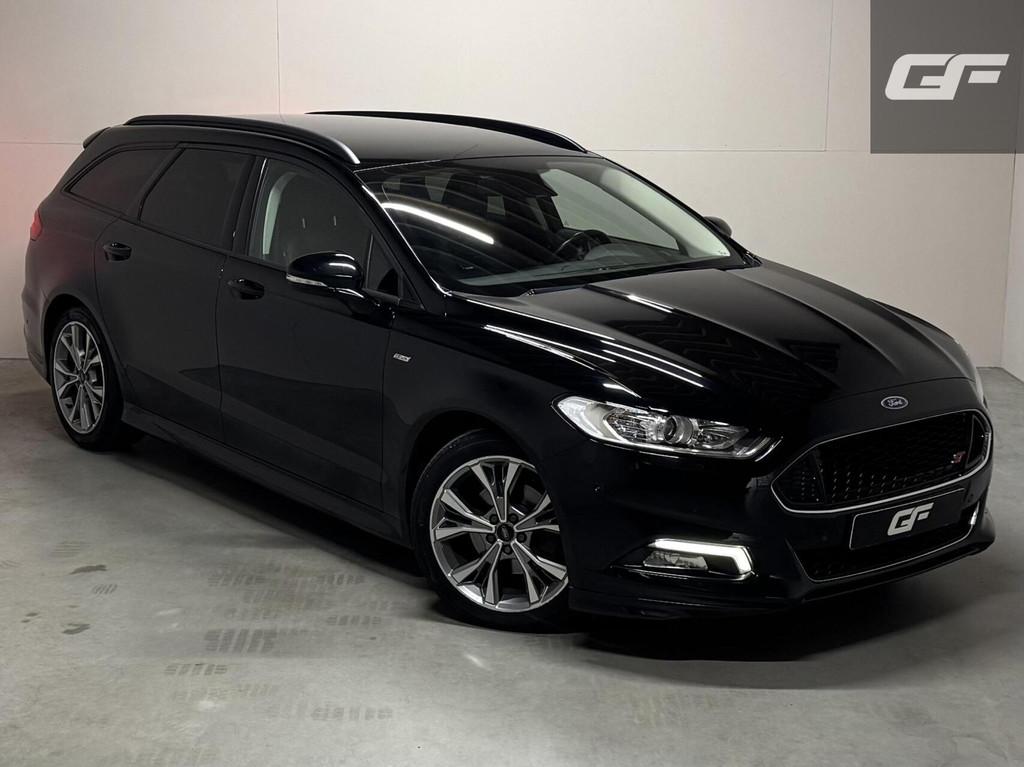 Ford Mondeo Wagon 2.0 ST-Line Carplay Memory PDC Sfeer, Auto's, Ford, 4 cilinders, Leder en Stof, Zwart, 1484 kg