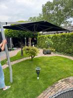 Borek Capri 350x350 zweef parasol, Tuin en Terras, Parasols, Ophalen, Zo goed als nieuw, Zweefparasol
